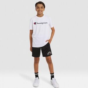 Champion Kids' Signature Graphic T-Shirt - White L NWT